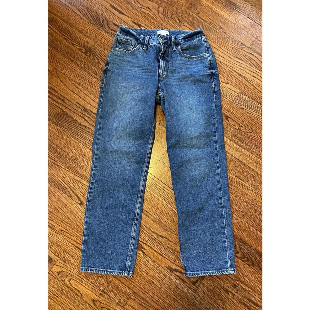 Women Mid Rise Blue Jeans